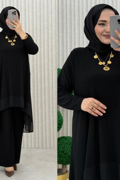 Özce Pantolonlu Takım  Siyah