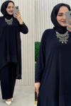 Özce Pantolonlu Takım  Lacivert
