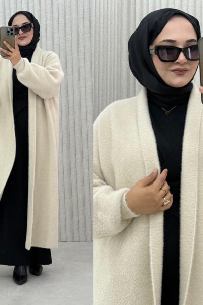 Pamuk Hırka Taş Rengi