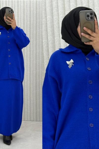 Peri Takım Saks Mavisi