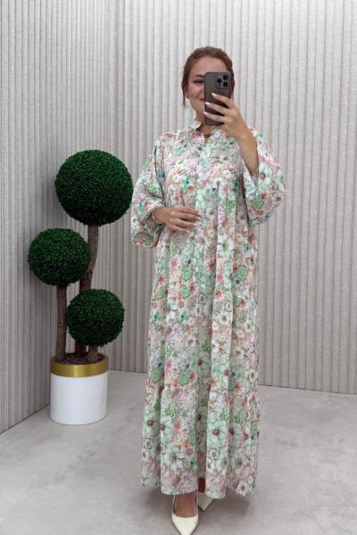 Revşan Elbise  Haki