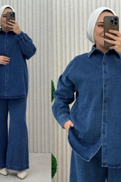 Şahsenem Kot Takım Lacivert