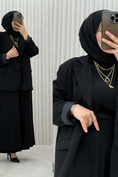 Şebnem Pantolon Etek Siyah