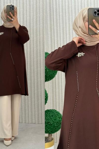 Seher Tunik Kahverengi