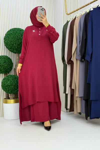 Selen Salaş Takım  Bordo