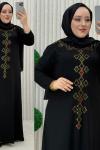 Suna Elbise Siyah-kare