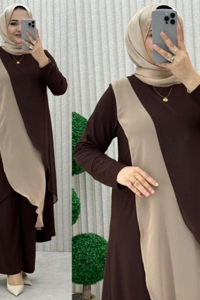 Sündüs Takım Kahverengi