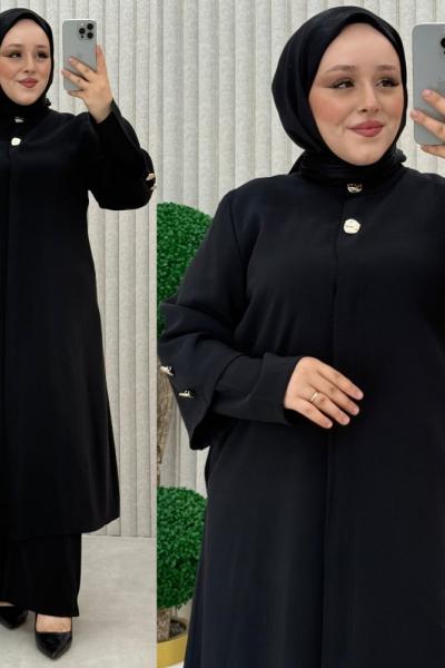 Yekta pantolonlu takım  Siyah