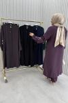 Yekta pantolonlu takım  Mürdüm