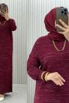 Yeşim Elbise  Bordo