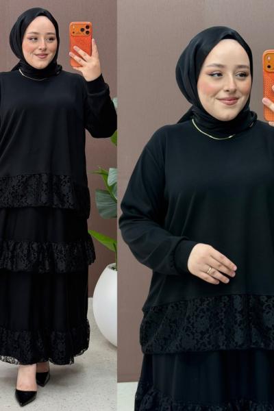 Lili 3 lü Takım Siyah
