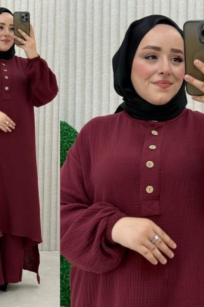 Zeynep Takım Bordo