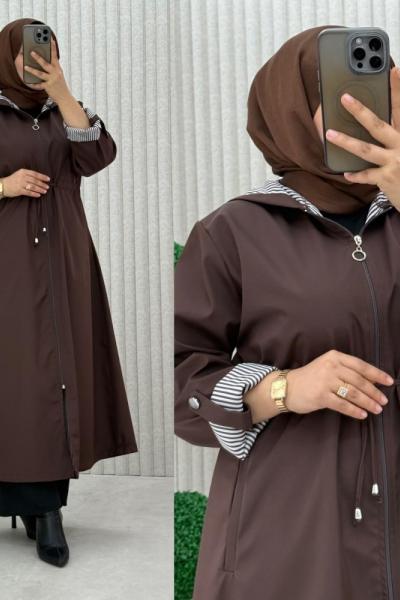 Zirve Trençkot  Kahverengi