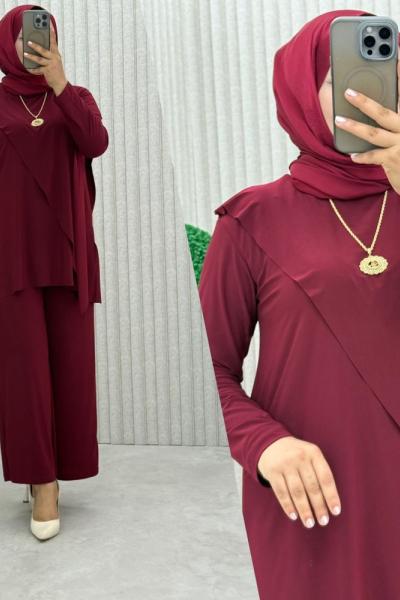 Zübeyde Takım Bordo