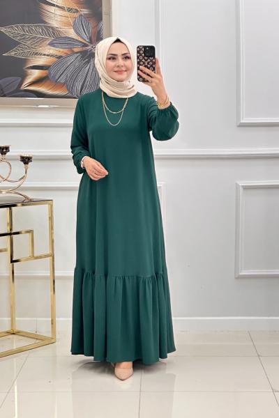 Azra Elbise-Zümrüt