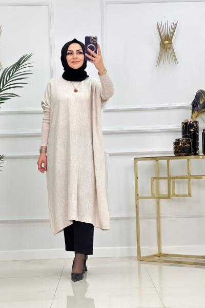 EVİN TRİKO TUNİK-BEJ