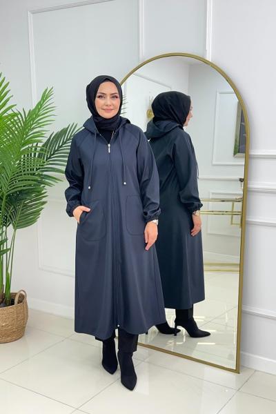 LENA YAĞMURLUK-LACİVERT