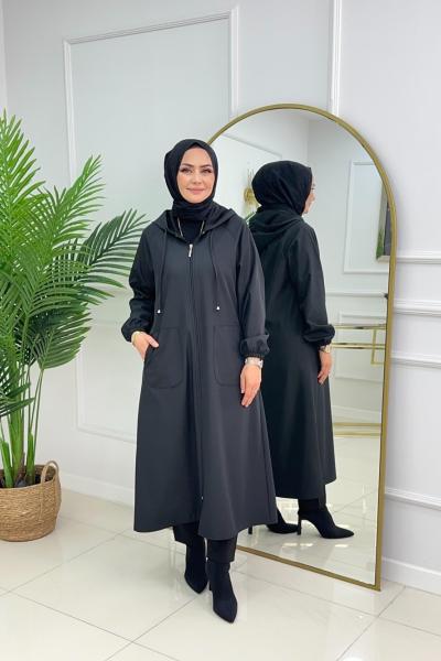 LENA YAĞMURLUK-SİYAH