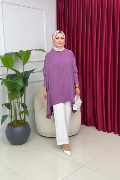 MANOLYA GÖMLEK - LİLA