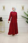 NEFİSE ELBİSE-BORDO