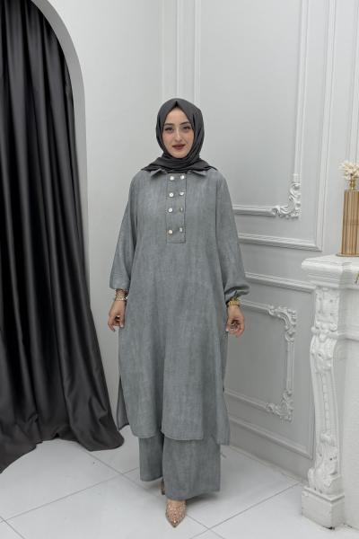 Melisa Takım Gri