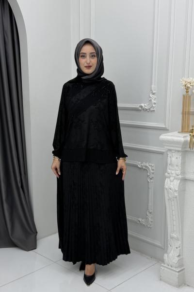 Meltem Etek Takım Siyah