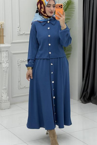 Neval Etek Takım İndigo