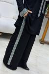 DİVA  TAŞLI TAKIM  Siyah