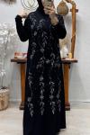 LAVİNYA TAŞLI ELBİSE Siyah