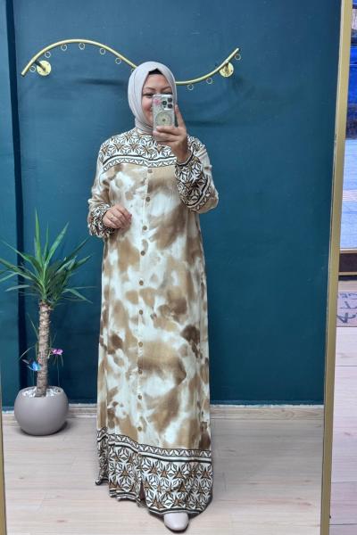 Özlem gömlek elbise