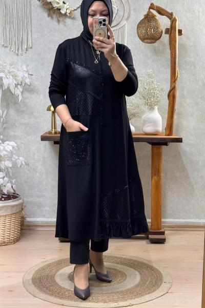 QUEEN TUNİK Siyah