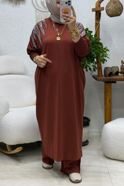 SAFİR TRİKO TAKIM Kiremit