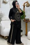 VİOLEN TAŞLI TAKIM    gold -gümüş Anadolu Siyahı