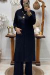ZARİFE TAŞLI TAKIM Siyah